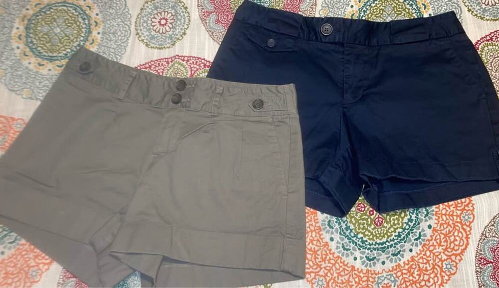 Two pairs of Banana Republic shorts- size 4